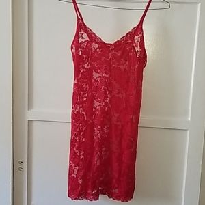 Red Roses Lace Nightie